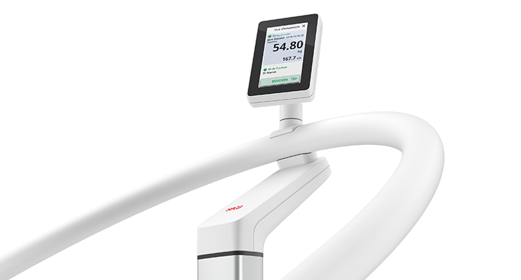 seca Scale-up Hold - Pèse-personne avec main courante compatible intégration DME avec affichage de l’ID et mesure de la taille en option #5