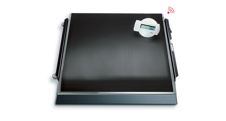 seca 675 - Plateforme de pesée compatible intégration EMR avec afficheur séparé relié par câble #0