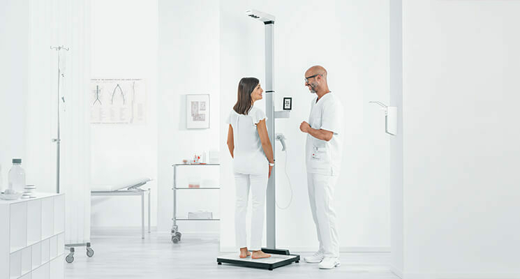 seca Scale-up Sonic - Station de mesure à ultrasons compatible intégration DME, avec affichage de l'ID #4